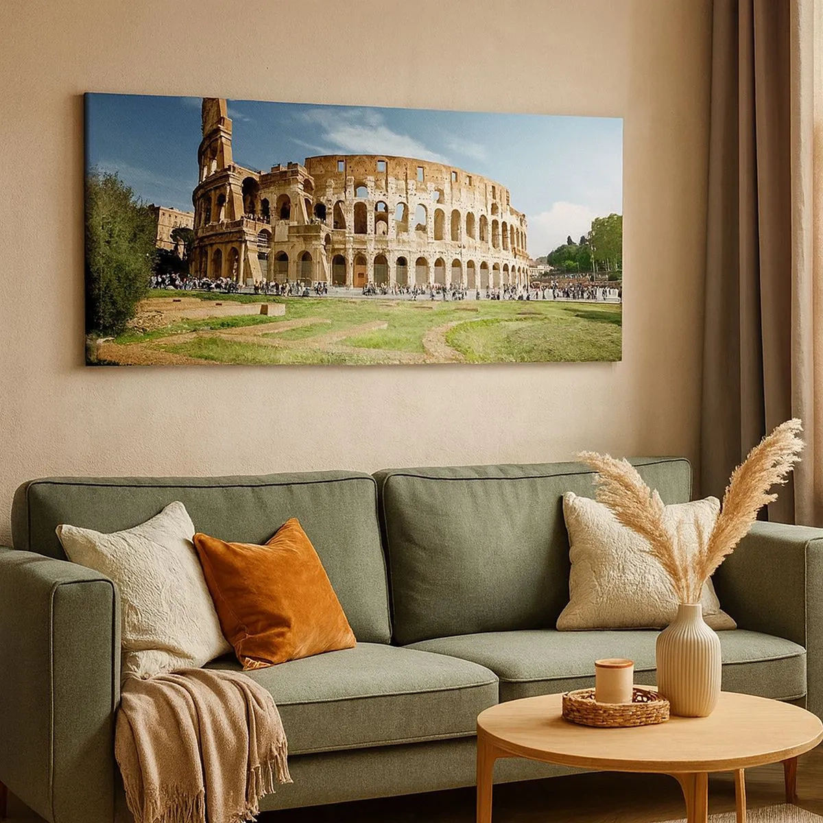 Vászonkép - Még mindig halljuk a pisztoly csörömpölését - 100x40 cm