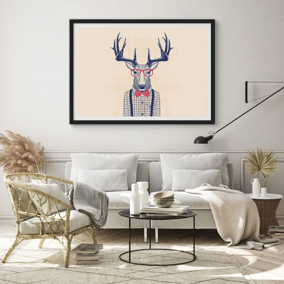 Poszter fehér keretben - Mókás extravagancia - 50x40 cm