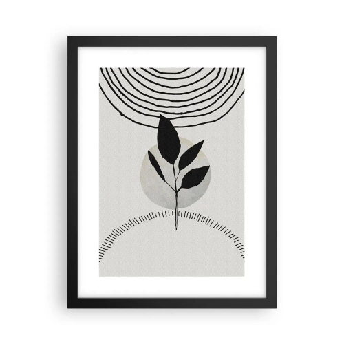 Poszter fehér keretben - Kompozíció: a természet rituáléi - 30x40 cm