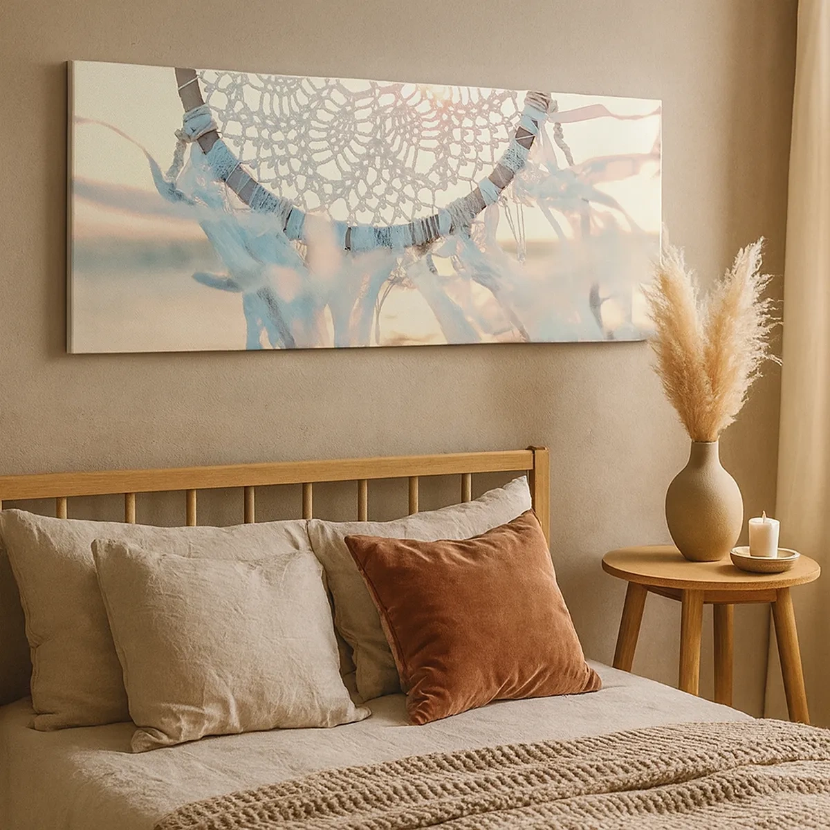 Vászonkép - Csipkés totem - 30x30 cm