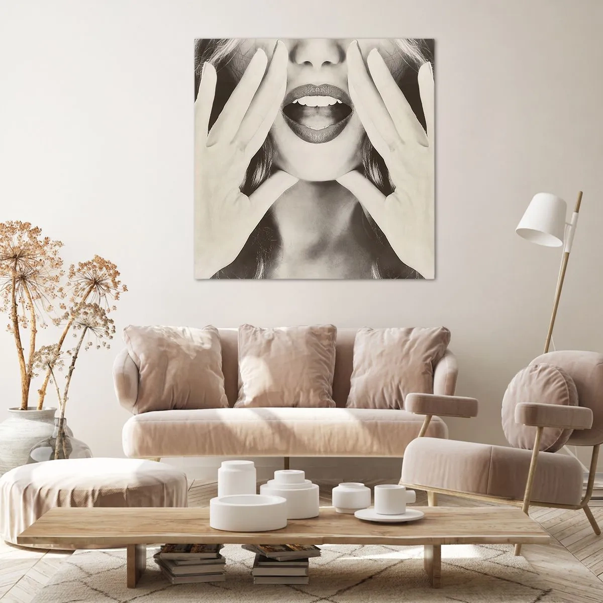 Vászonkép - Jövök már! - 40x40 cm