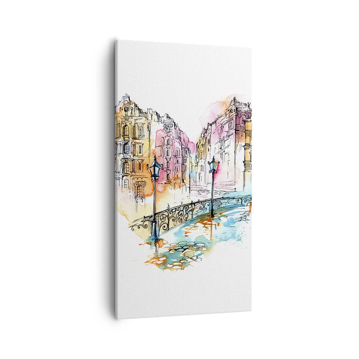 Vászonkép - A város szíve - 55x100 cm