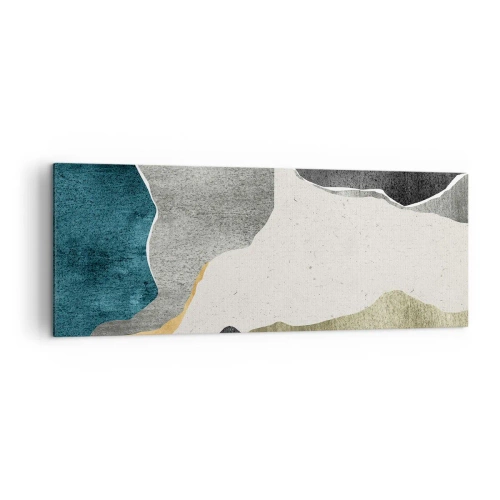 Vászonkép - Mozaik kompozíció aranyszállal - 140x50 cm