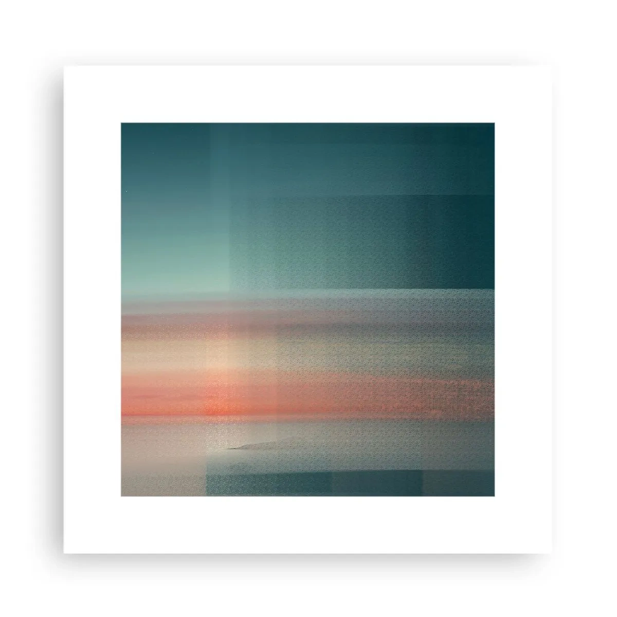 Poszter - Absztrakt: fényhullámok - 30x30 cm
