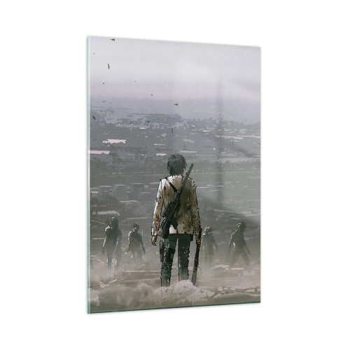 Üveg kép - Utolsó igazságos? - 50x70 cm