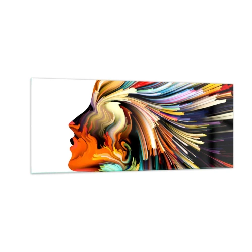 Üveg kép - A képzelet robbanása - 100x40 cm