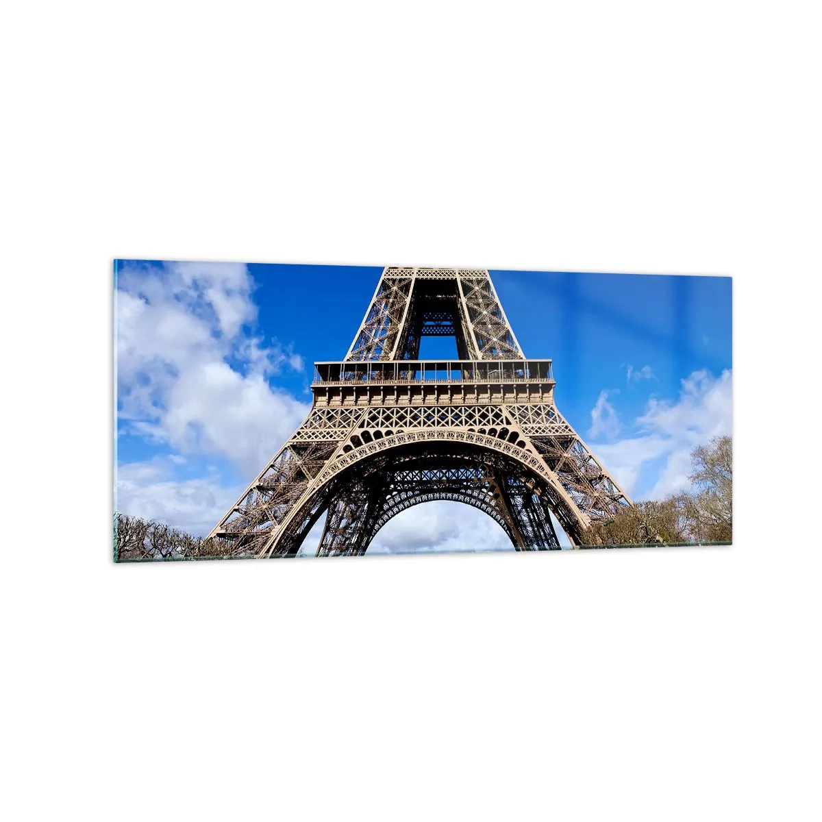 Üveg kép - Egész Párizs a lábainál - 120x50 cm