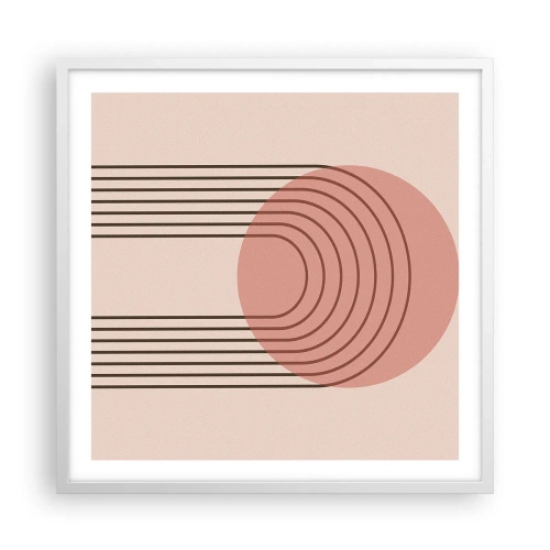 Poszter fekete keretben - Ellenállhatatlan vonzalom - 60x60 cm