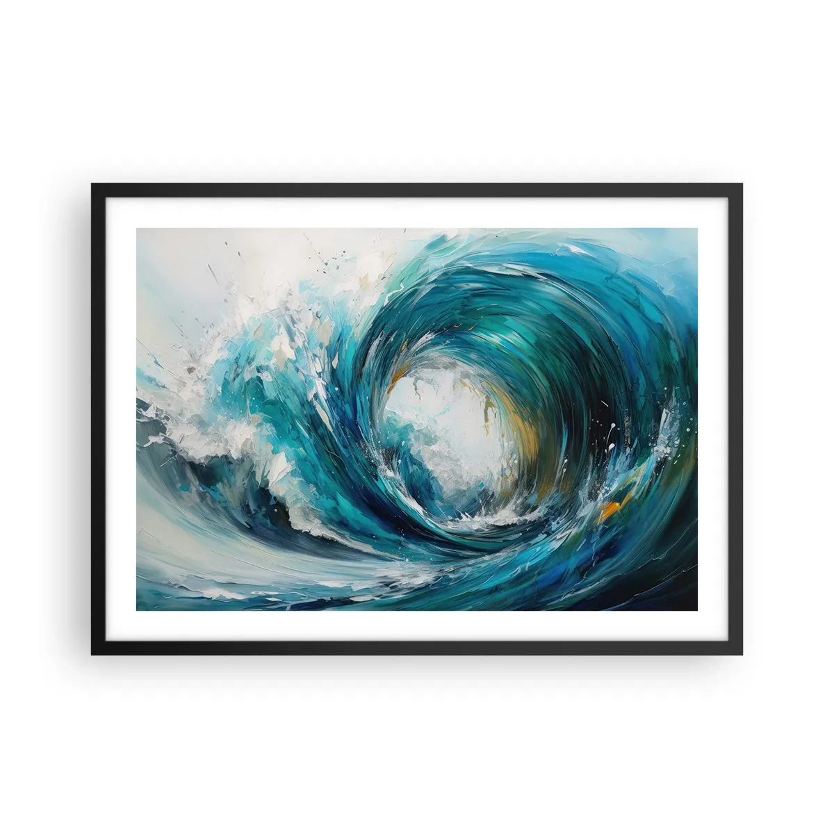 Poszter fehér keretben - Tengeri portál - 70x50 cm