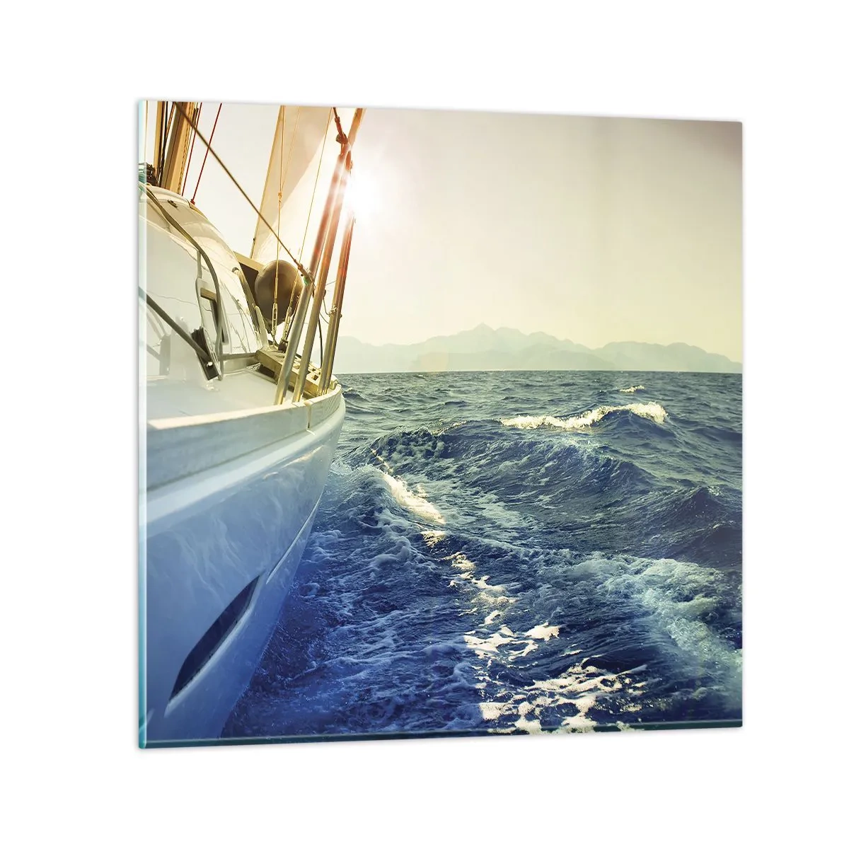 Üveg kép - A kalandhoz - 40x40 cm