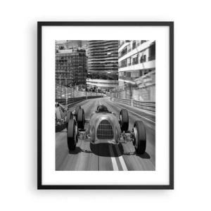 Poszter fehér keretben - Réges-régen Monte Carlóban - 40x50 cm