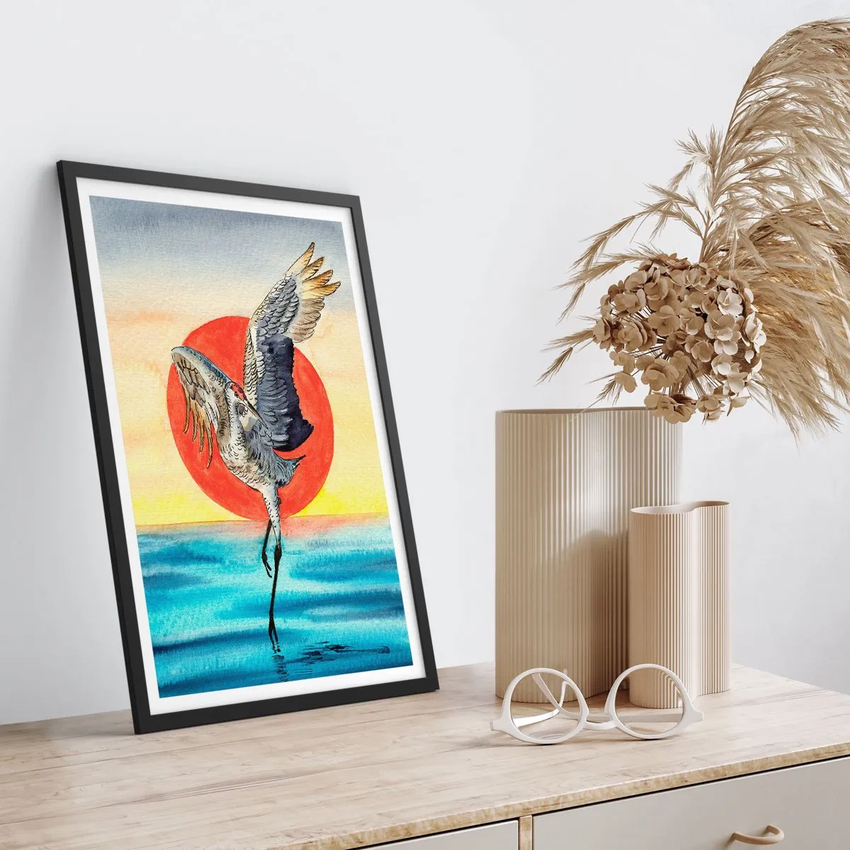Poszter fehér keretben - Ideje visszamenni - 50x70 cm