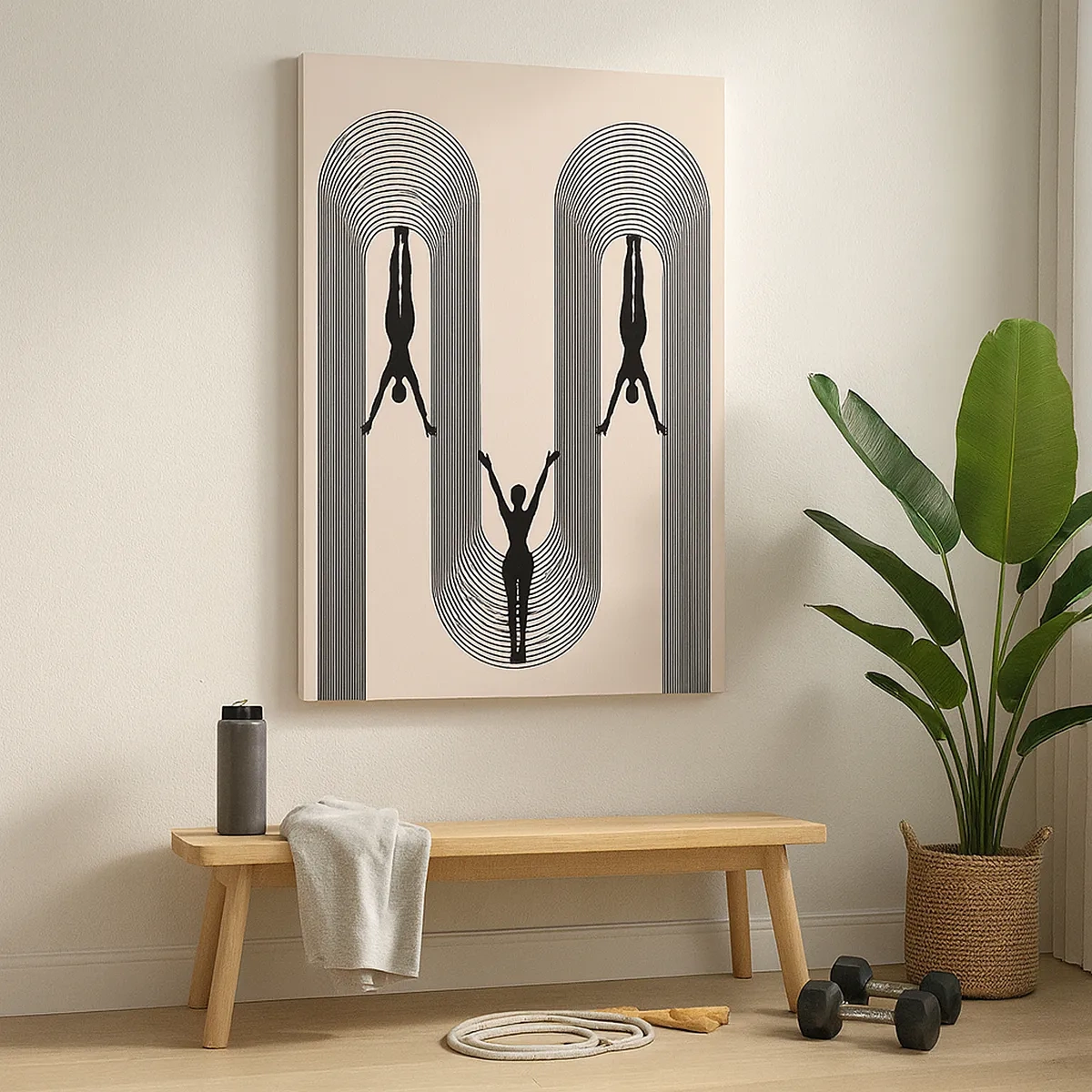 Vászonkép - Fejjel lefelé - 50x70 cm