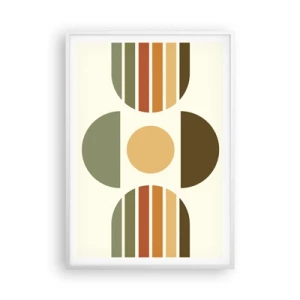 Poszter fekete keretben - A Föld színeiben - 70x100 cm