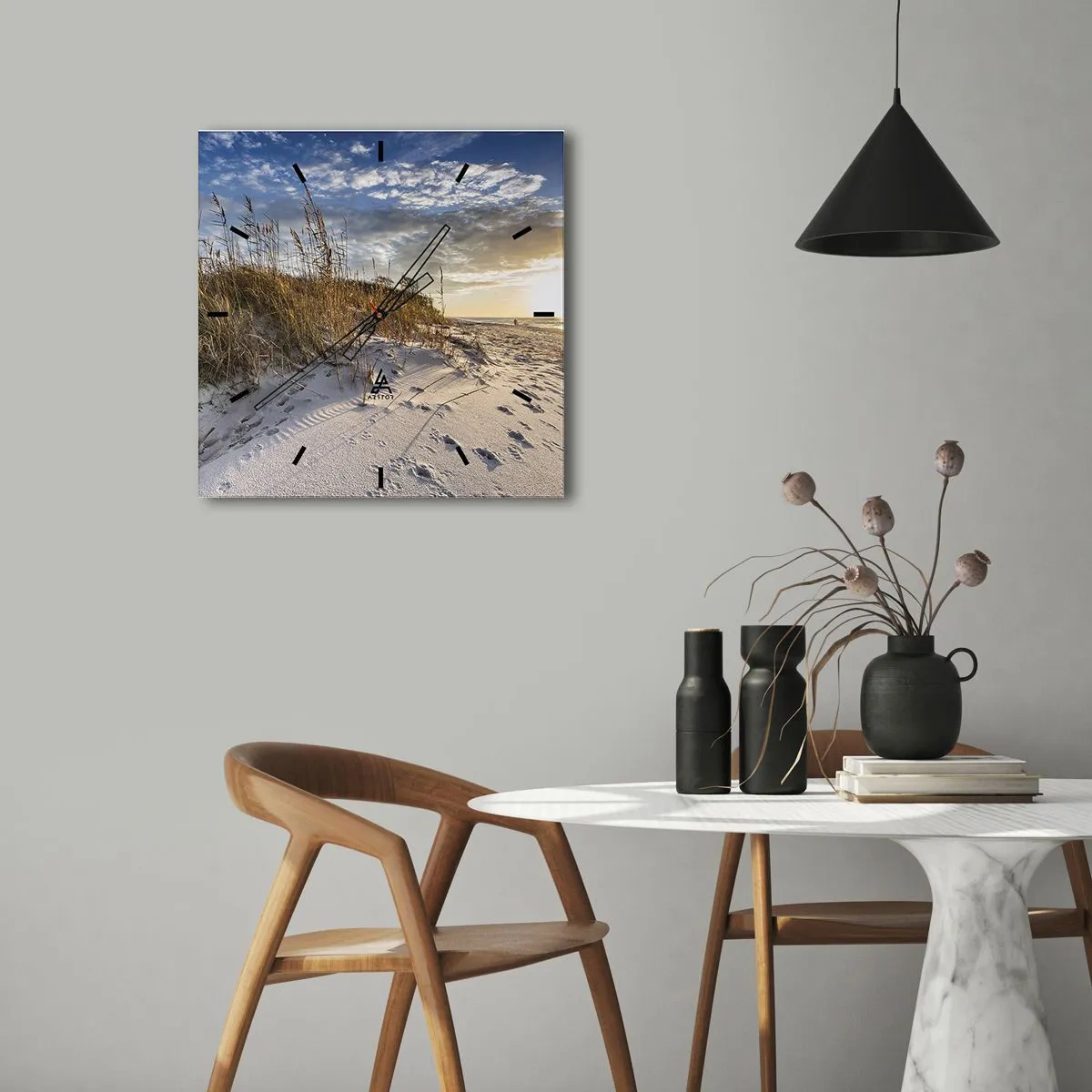 Falióra, Óra - Meghívás egy sétára - 30x30 cm