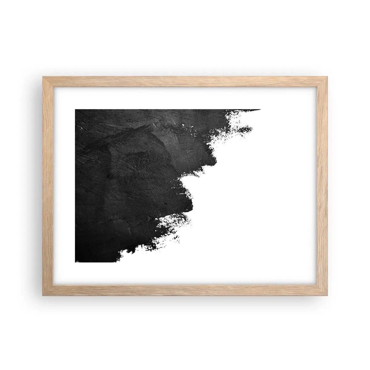 Poszter világos tölgy keretben - Elemek: föld - 40x30 cm