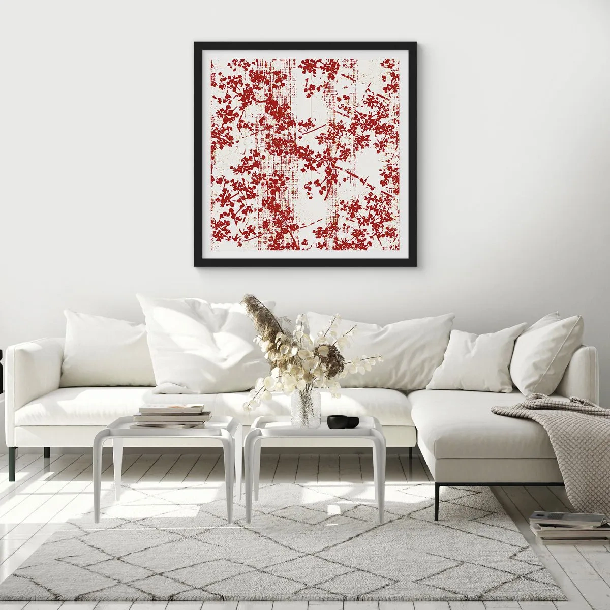 Poszter fehér keretben - Mint egy régi perkál - 60x60 cm