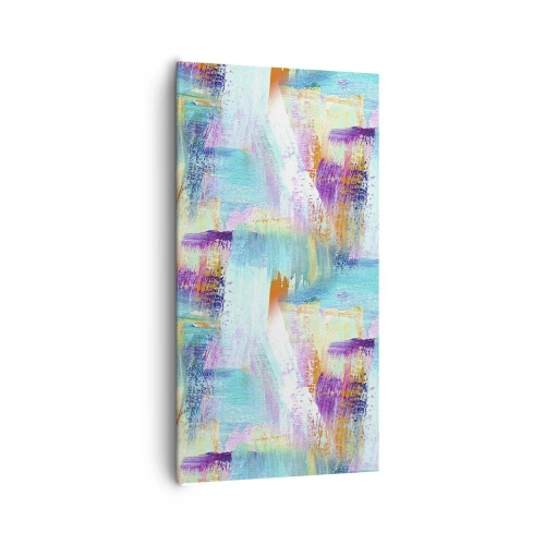 Vászonkép - Vidám firka - 65x120 cm