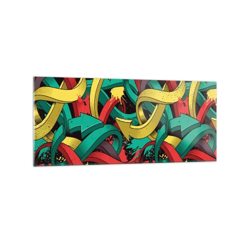 Üveg kép - Melyik az út a cél felé? - 120x50 cm