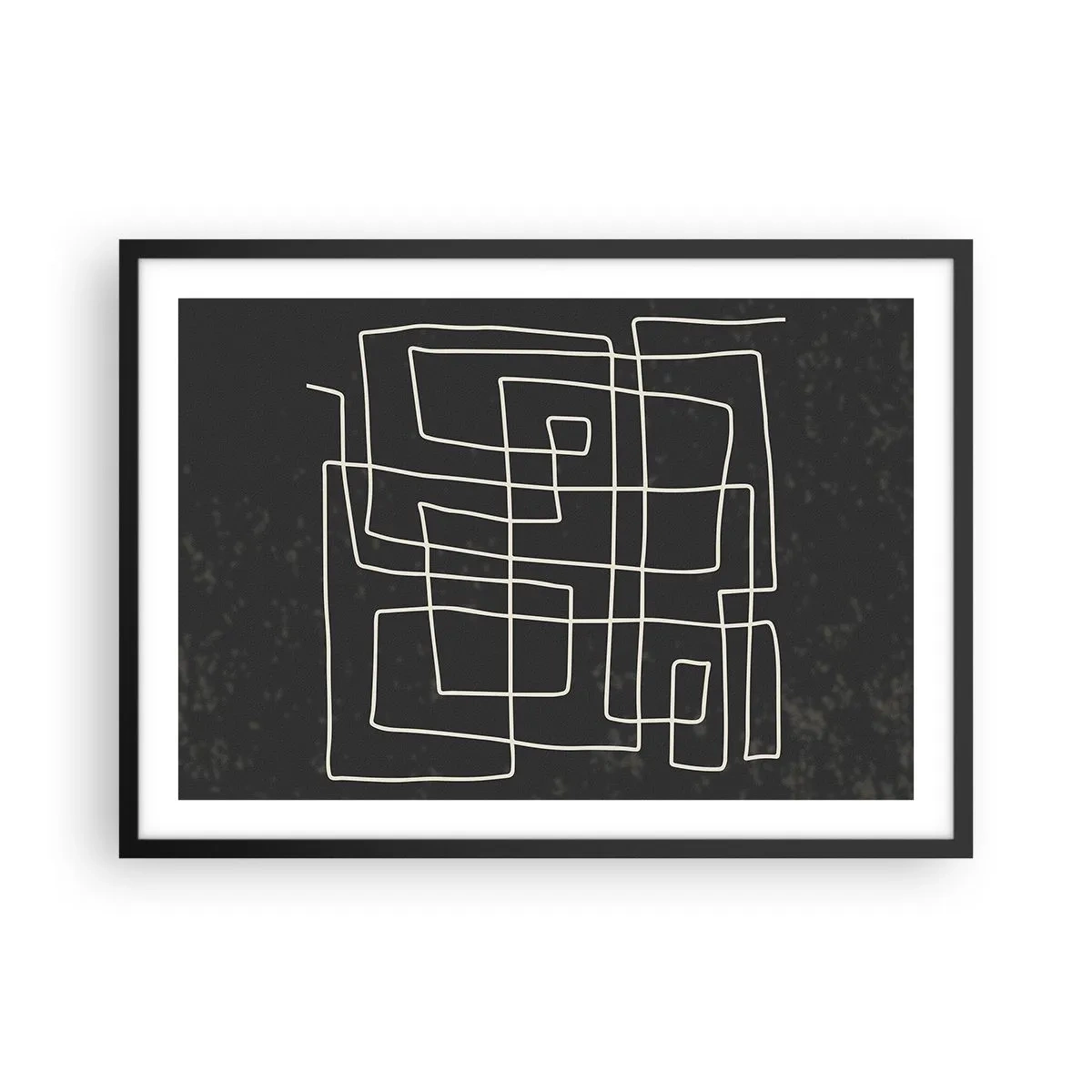 Poszter fehér keretben - Nem olyan egyszerű - 70x50 cm