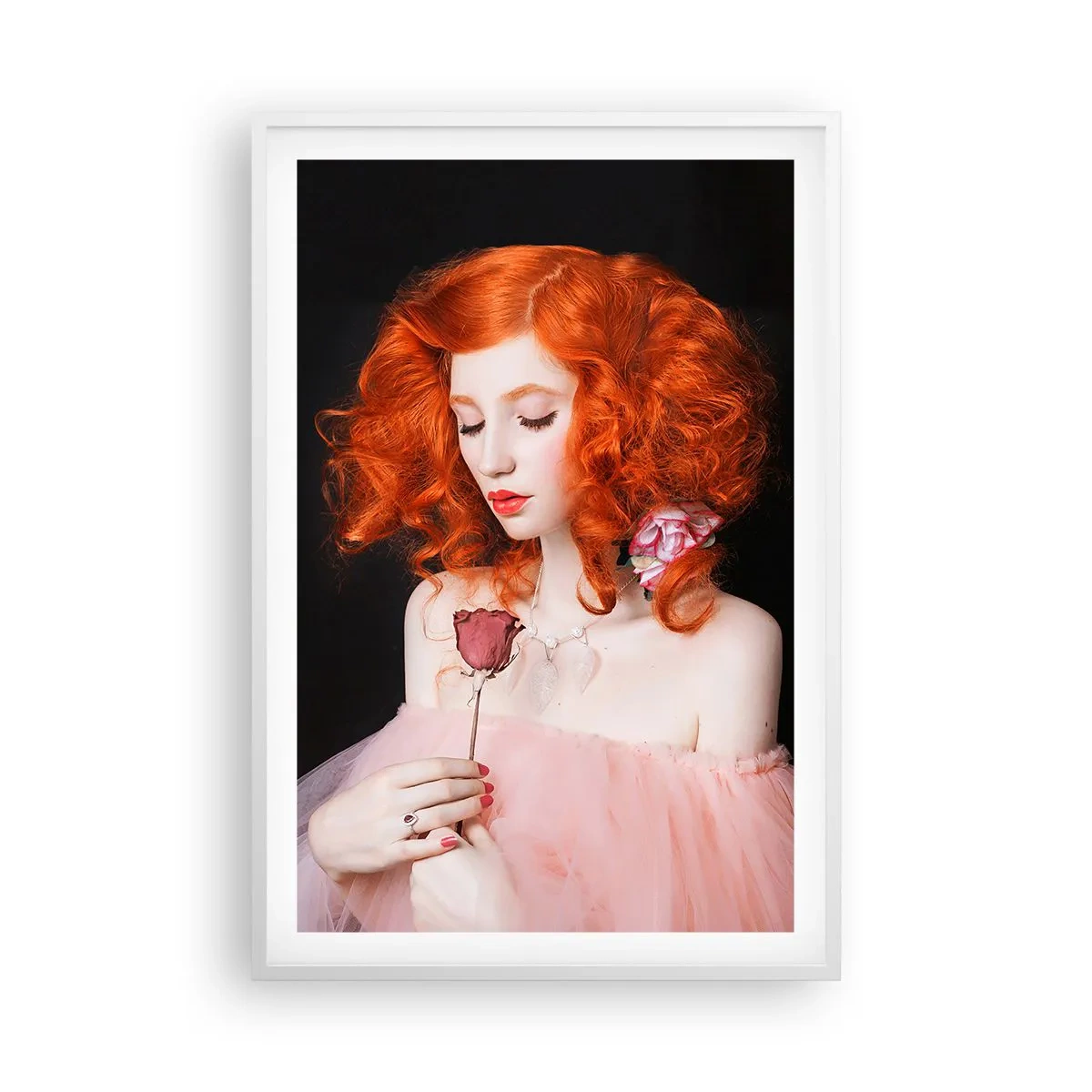 Poszter fekete keretben - Barokk stílusban - 61x91 cm