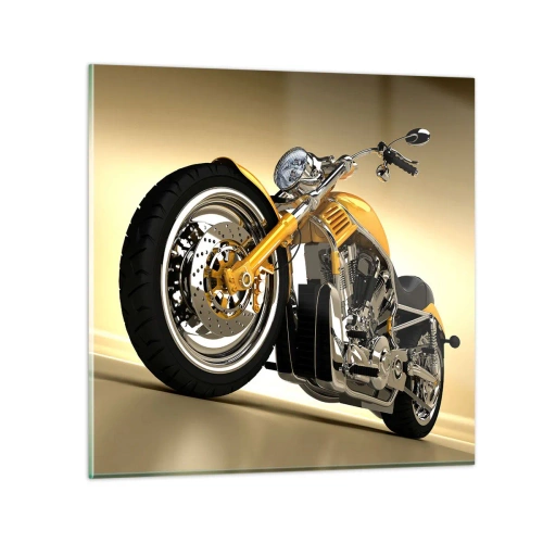 Üveg kép - Álom az erőről és gyorsaságról - 30x30 cm