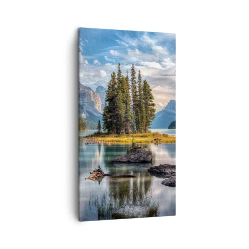 Vászonkép - A nagy és tiszta víz mellett... - 45x80 cm