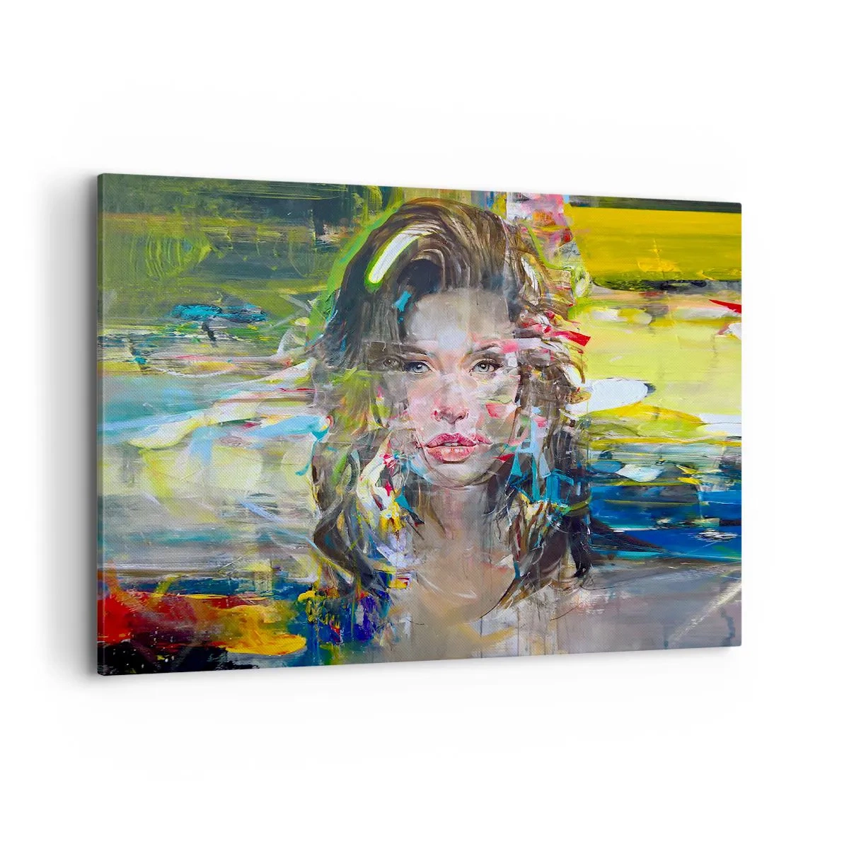 Vászonkép - A levegő függöny mögött - 100x70 cm