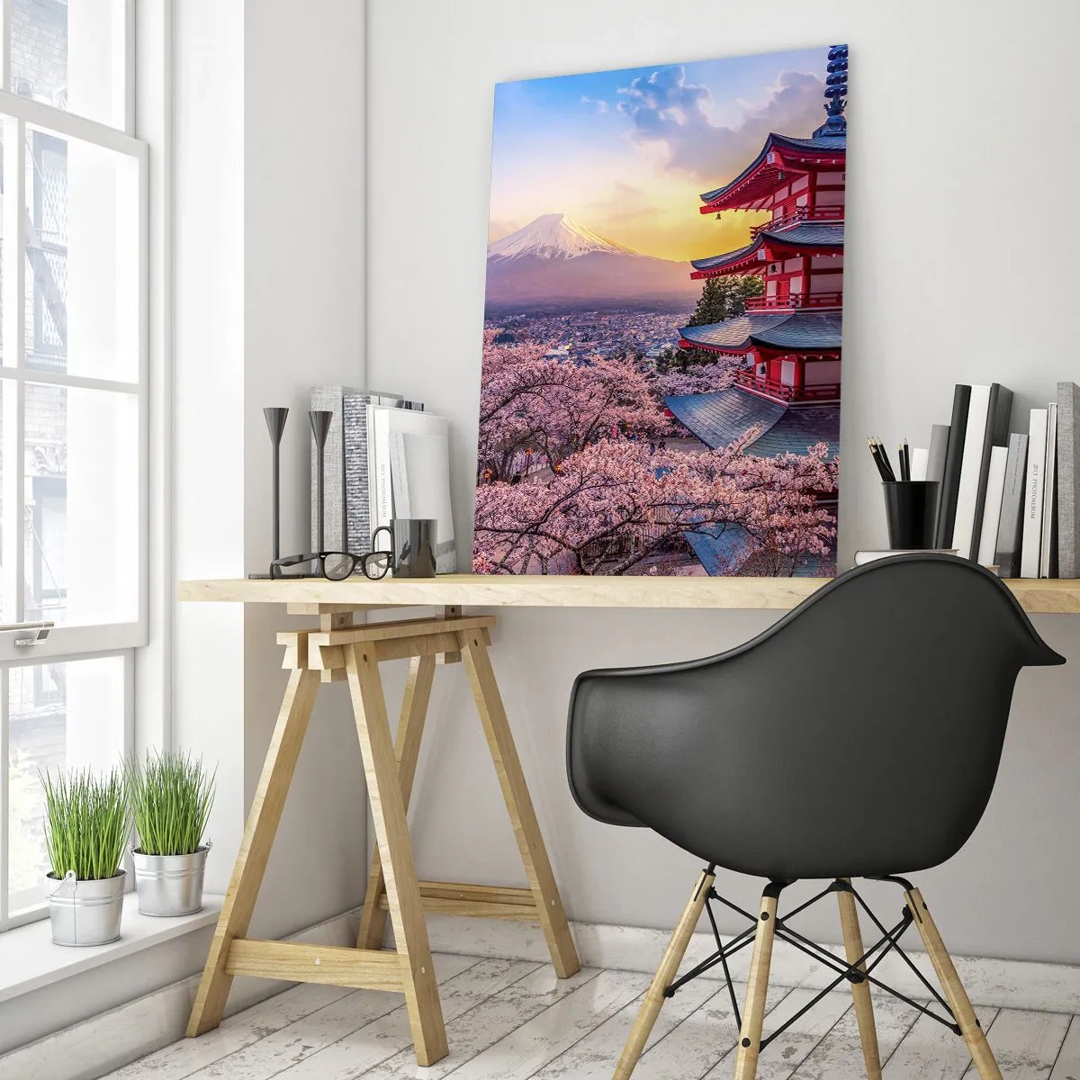 Üveg kép - A japán lélek lényege - 70x100 cm