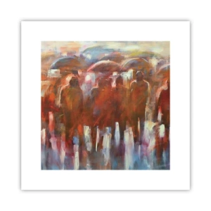 Poszter - Egyenlőek esőben és ködben - 30x30 cm