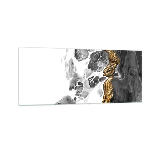 Üveg kép - Szerves kompozíció - 100x40 cm