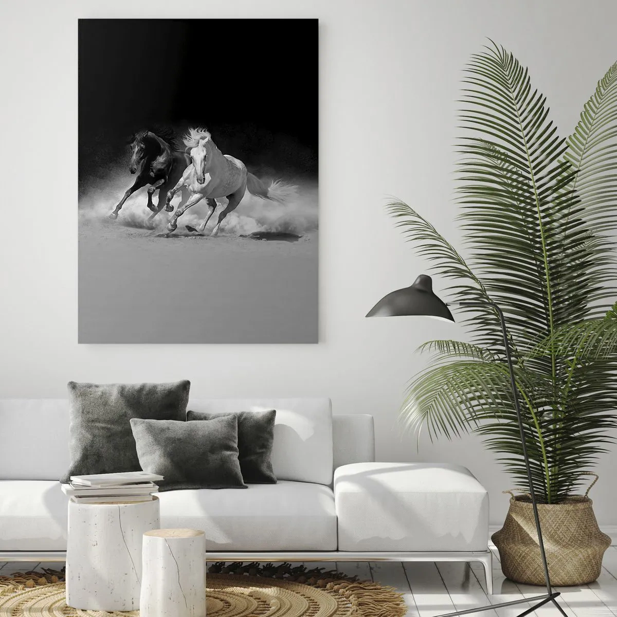 Üveg kép - A szabadság vágtája - 50x70 cm