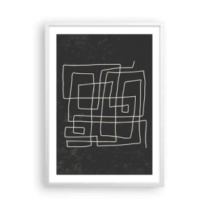 Poszter fekete keretben - Nem olyan egyszerű - 50x70 cm