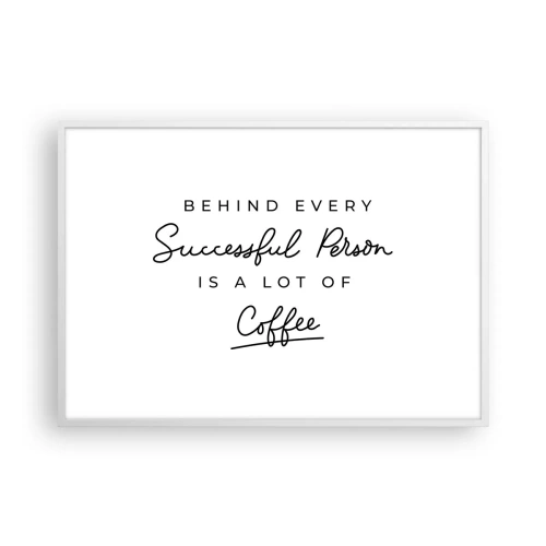 Poszter fekete keretben - A siker titka - 100x70 cm