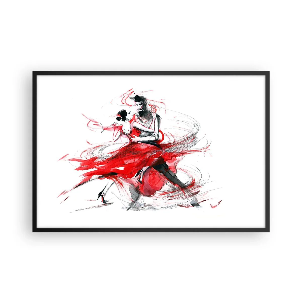 Poszter fehér keretben - Tango - a szenvedély ritmusa - 91x61 cm