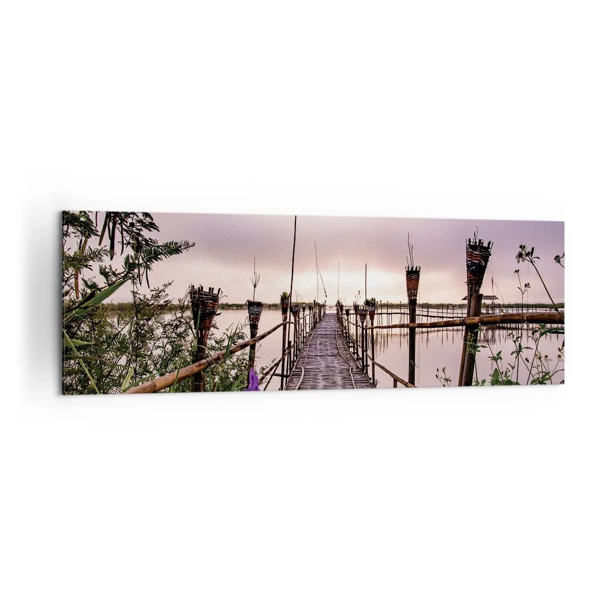 Vászonkép - Nyugalom és csend Ázsiában - 160x50 cm