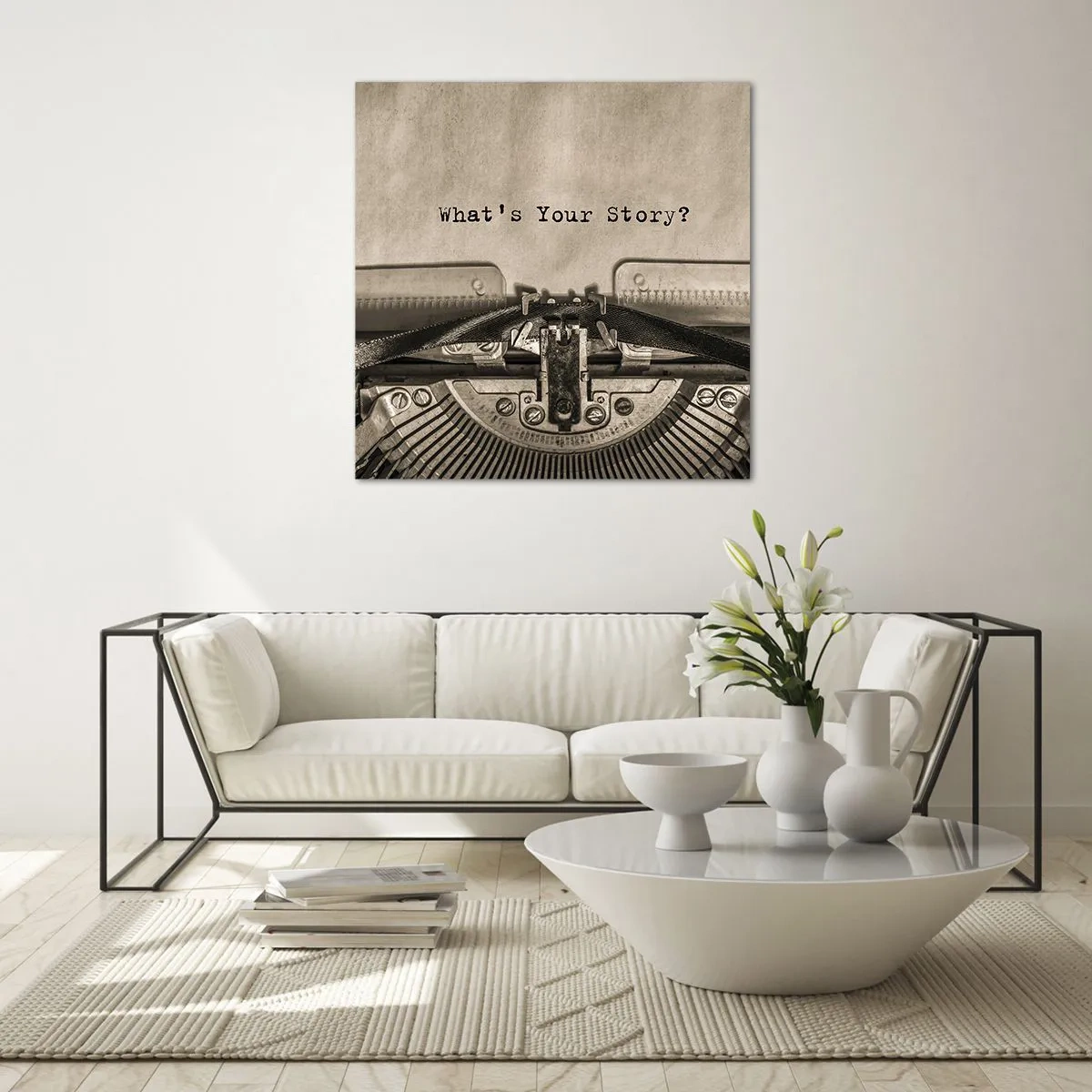 Üveg kép - Meséld el - 60x60 cm