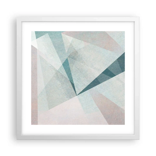 Poszter fekete keretben - Nyugodtan, de dinamikusan - 40x40 cm