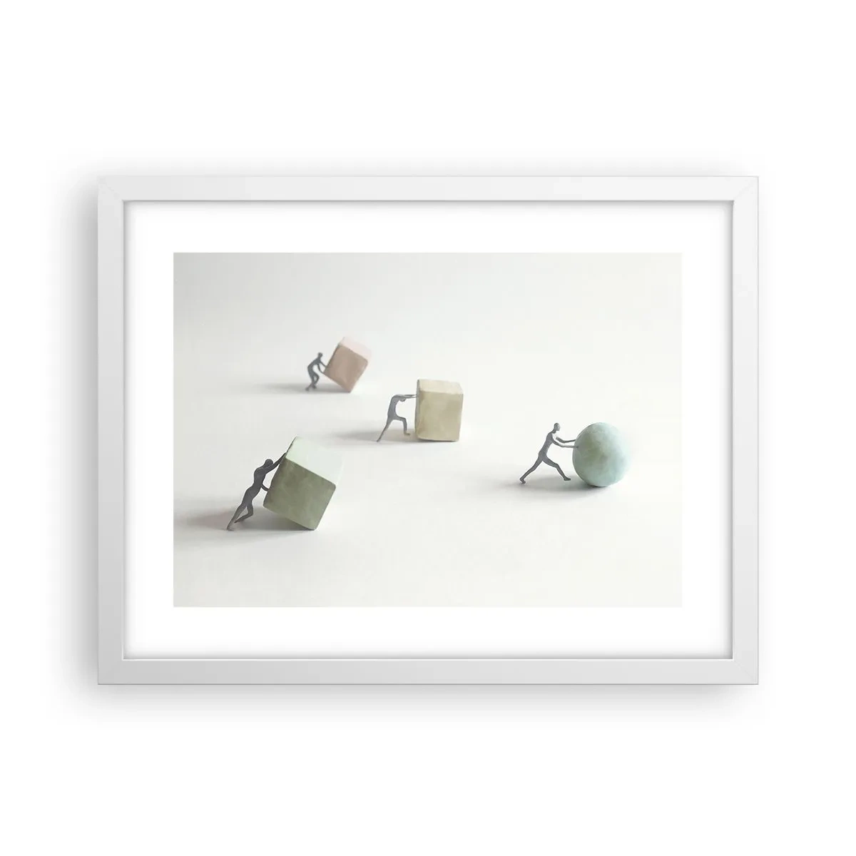 Poszter fekete keretben - Maga az élet - 40x30 cm