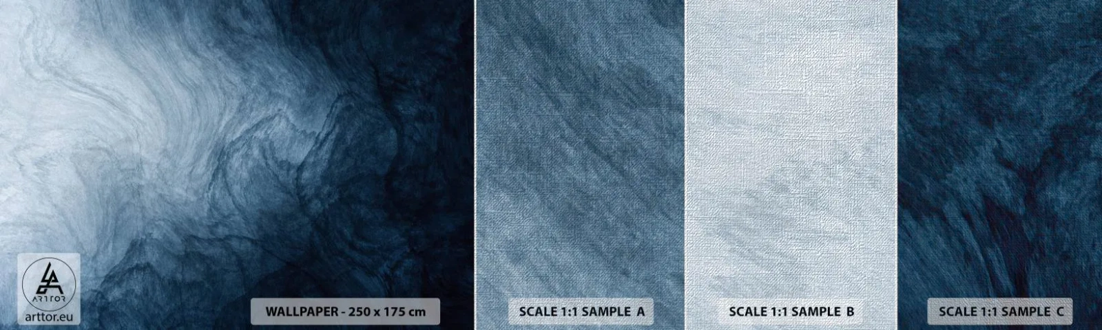 Fotótapéta Minta Premium Canvas - Mélyrenyúlás - Absztrakció, Darab, Modern művészet - 100x30 cm