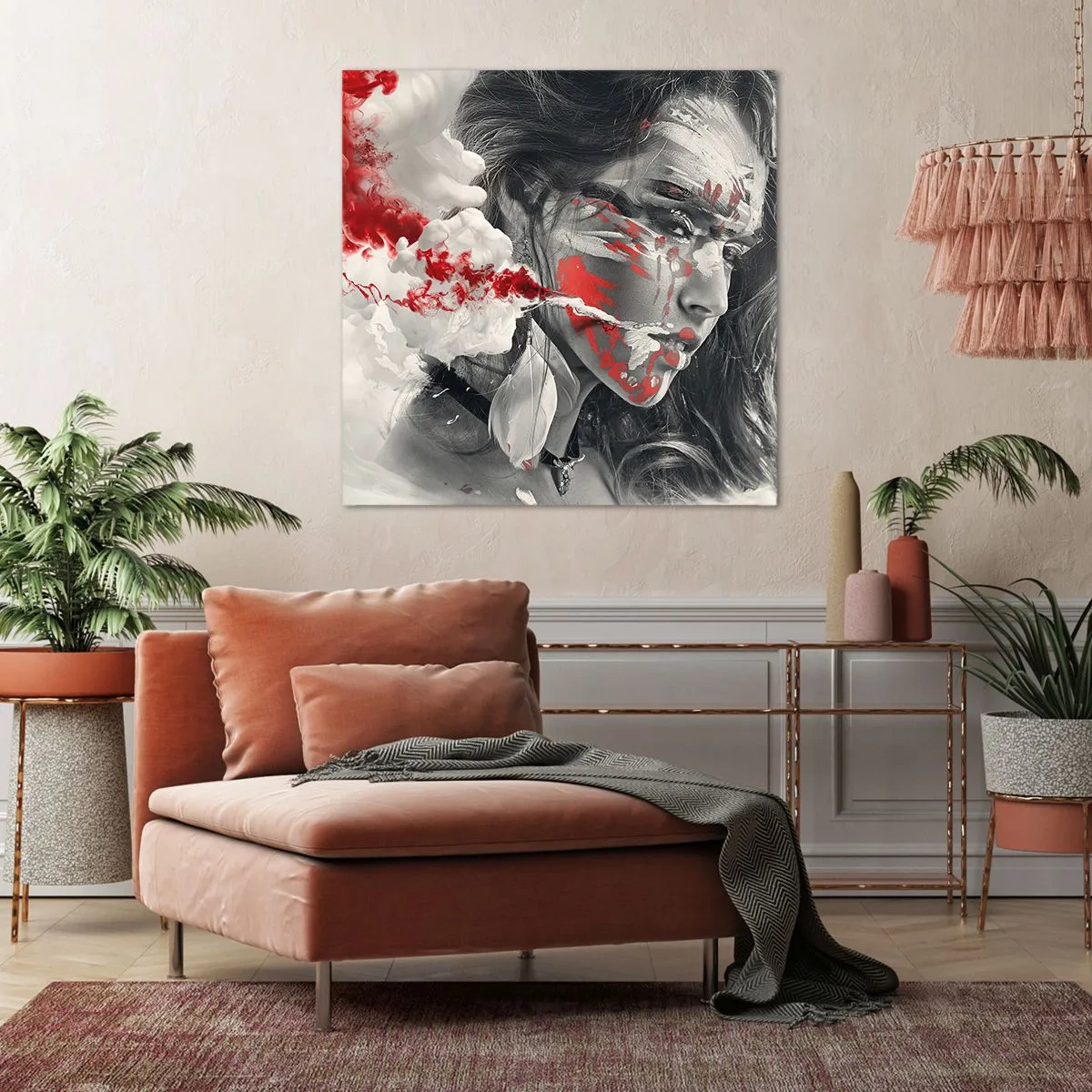 Vászonkép - Az abszurditás füstjében - 50x50 cm