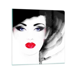 Üveg kép - Elutasít és hív - 30x30 cm