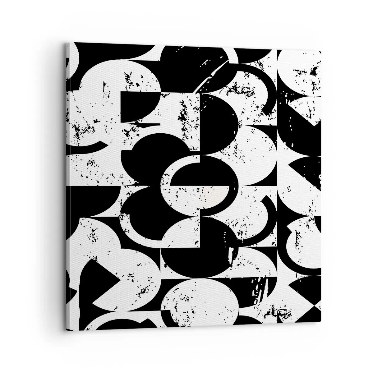 Vászonkép - A fehér fehér, a fekete pedig fekete - 60x60 cm