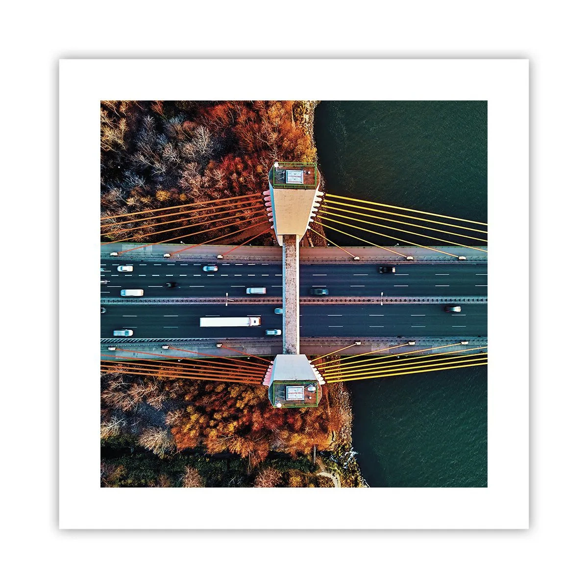 Poszter - TÚL a vizeken, túl az erdőkön - 40x40 cm