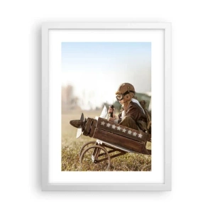 Poszter fekete keretben - Indulás egy álom felé - 30x40 cm