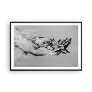 Poszter fehér keretben - Kezdet… - 91x61 cm