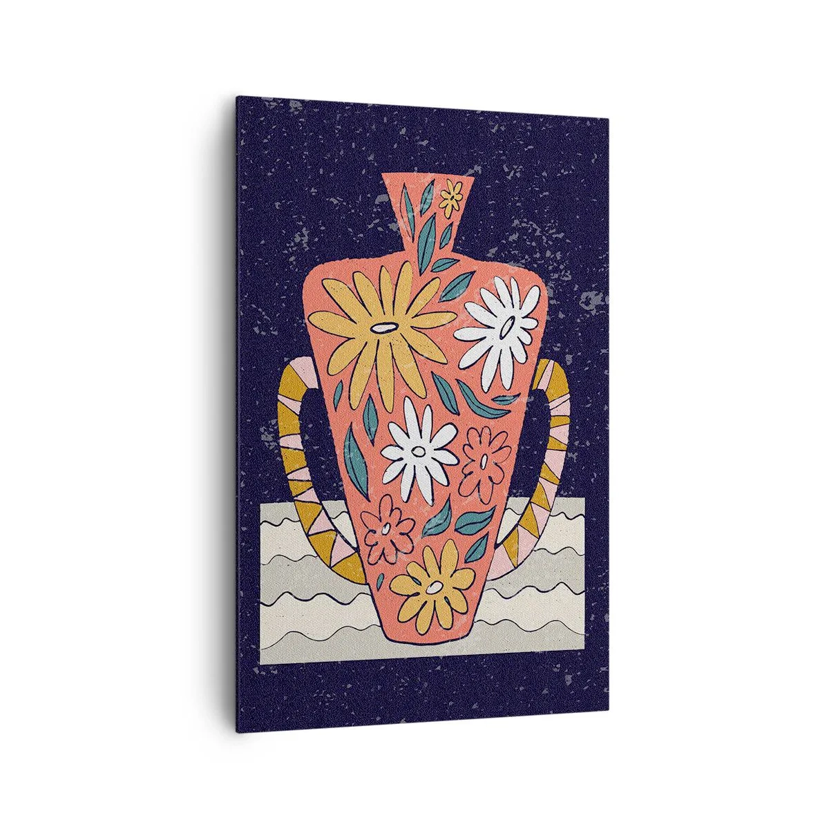 Vászonkép - Festett korsó - 80x120 cm