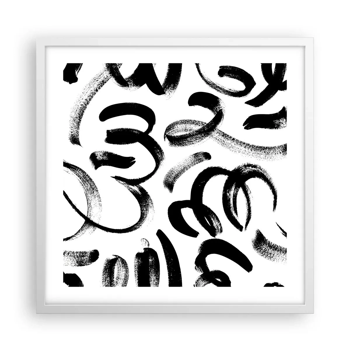 Poszter fekete keretben - Feketén-fehéren - 50x50 cm