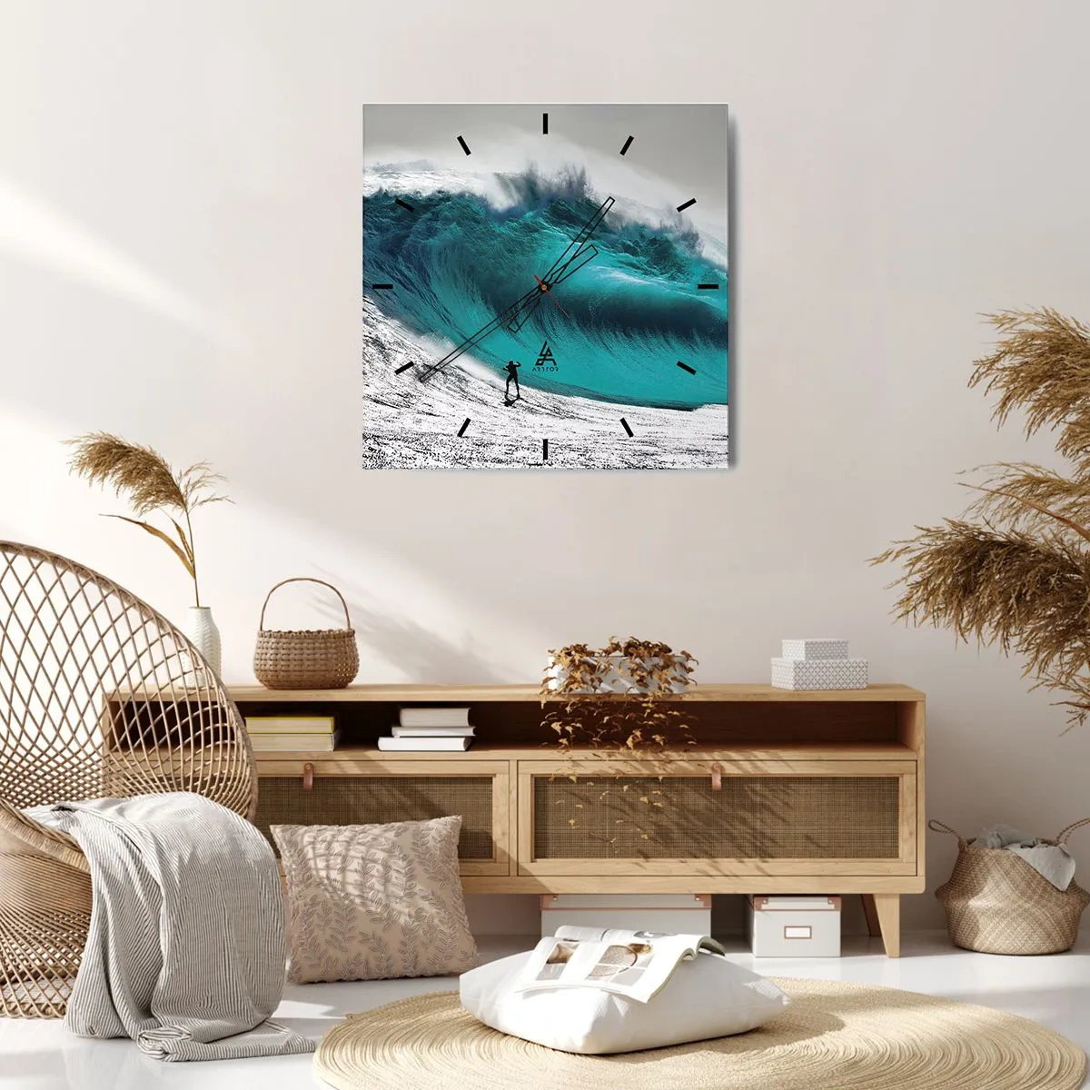 Falióra, Óra - Kihívás elfogadva - 40x40 cm