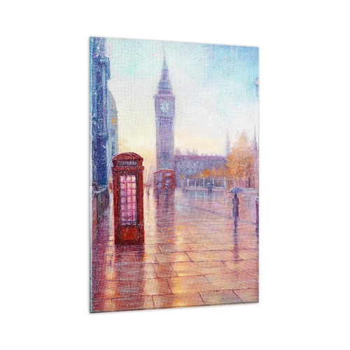 Üveg kép -  Őszi nap Londonban - 80x120 cm